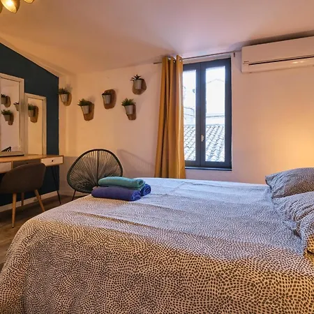 Melina - Jacuzzi - Maison Avec Cour Climatisee Proche Cite Medieval Holiday home *